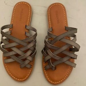 Maurices Women's Sandals in Gray and Tan
